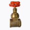 Válvula de compuerta de latón forjado OEM / ODM para sistema de agua de riego con mango de hierro de fábrica china