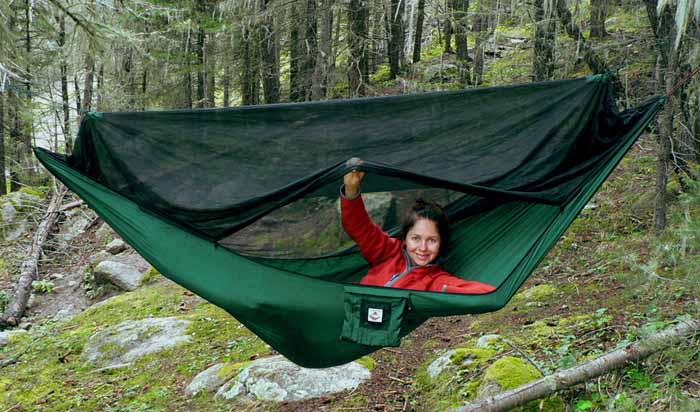 LG3953 Hammock Bliss No-See-Um No More Netting Hammock-Green