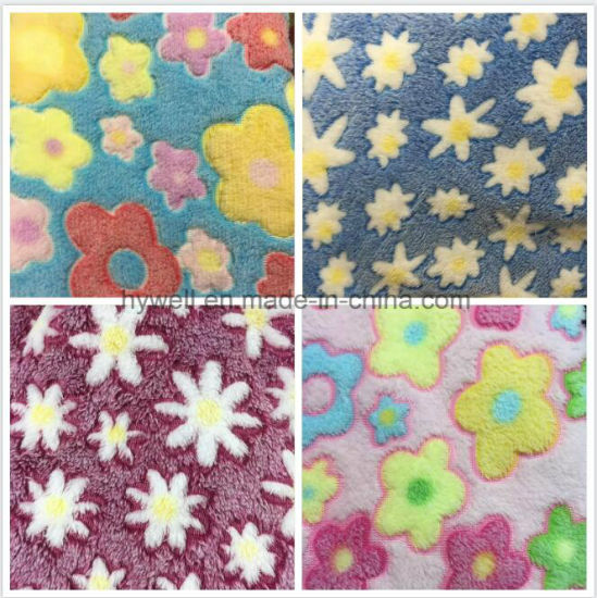 Poliéster Coral Fleece para textiles para el hogar