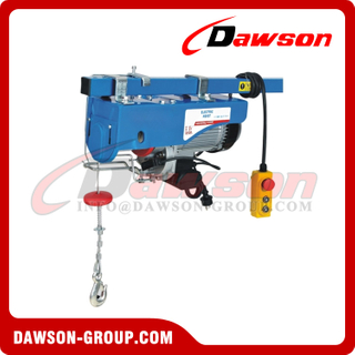 DS999AWA-18 Mini polipasto eléctrico mejorado de 18M con gancho de instalación rápida, polipasto eléctrico de cable tipo A
