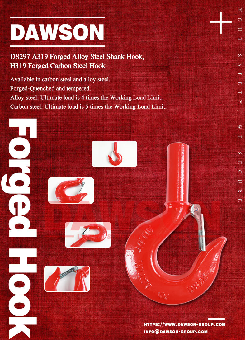 Gancho de v&aacute;stago de acero de aleaci&oacute;n forjado DS297 A319 - Dawson Group Ltd. - Fabricante, proveedor y f&aacute;brica de China