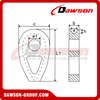 Dedal de ferro dúctil DIN 3091, dedais de cabos de aço para serviços pesados