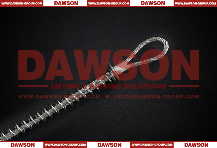 Cable de seguridad Whipcheck resistente a la corrosi&oacute;n y al &oacute;xido de acero al carbono galvanizado DAWSON Cable de control de l&aacute;tigo de manguera a manguera - Dawson Group Ltd. - Proveedor y f&aacute;brica de China