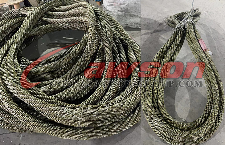Eslingas de cable sin fin de 84 mm, eslingas de cable con ojal - Dawson Group Ltd. - Fabricante, proveedor y f&aacute;brica de China