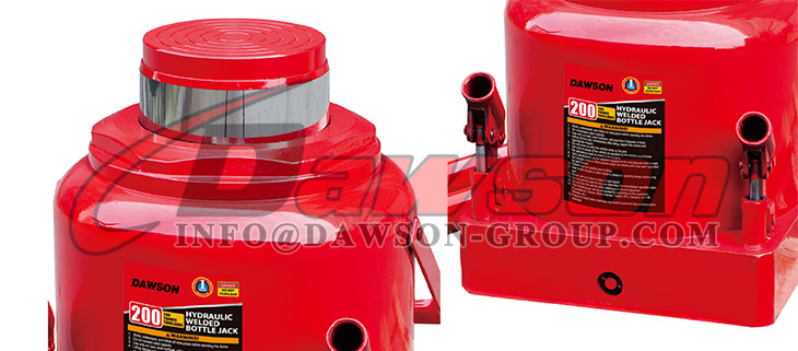 Gato de botella de bomba doble 200T, resistente con cilindro cromado y bomba doble - Dawson Group Ltd. - Fabricante, proveedor y f&aacute;brica de China