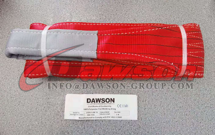 WLL 5000kg ポリエステル ウェビング スリング - リフティング スリング - Dawson Group Ltd. - 中国サプライヤー、メーカー