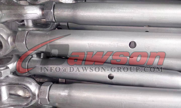 Galv sumergido en caliente.Mand&iacute;bula de tornillo de aparejo y tensor de mand&iacute;bula con tuerca prisionero - Dawson Group Ltd. - Proveedor y fabricante de China