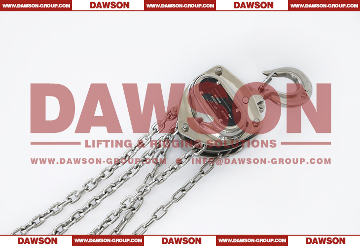 Polipasto de cadena de acero inoxidable DAWSON DS-ST-C 0.5T, bloque de cadena SS 500 kg, polipasto de cadena manual - Dawson Group Ltd. - fabricante, proveedor y f&aacute;brica de China