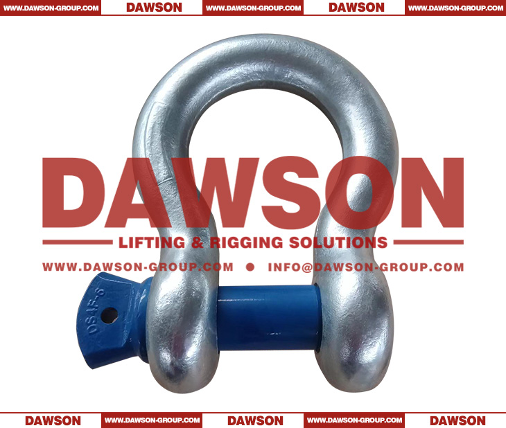 Dawson ブランド溶融亜鉛メッキ US タイプ DG209 スクリュー ピン付きボウ シャックル、S6 高強度スクリュー ピン アンカー シャックル - Dawson Group Ltd. - 中国メーカー