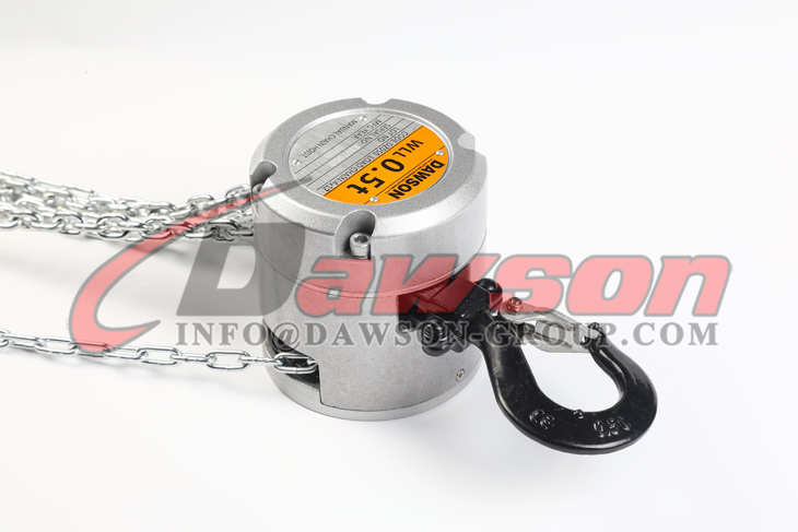 Bloque de cadena de 500 kg para elevador de obra, polipasto de cadena de aleaci&oacute;n de aluminio de 0,5 T - Dawson Group Ltd. - Fabricante, f&aacute;brica y proveedor de China