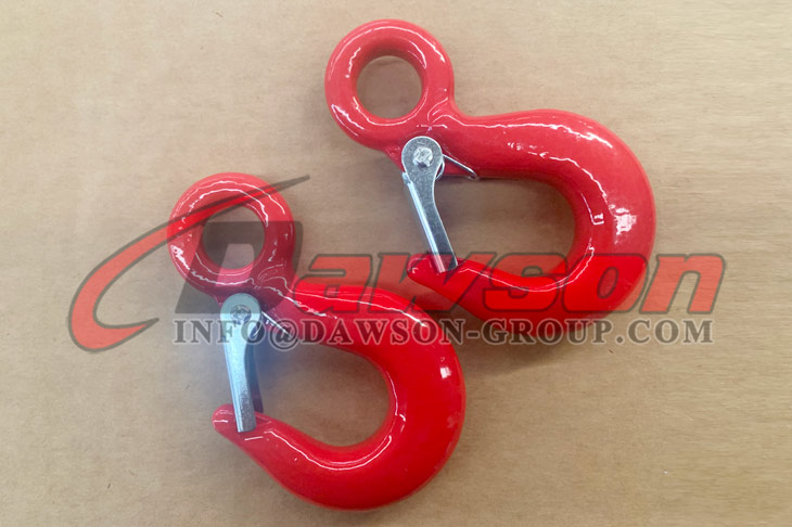 DS156 Nuevo tipo de gancho de acero de aleaci&oacute;n forjado, gancho de elevaci&oacute;n con ojo y pestillo - Dawson Group Ltd. - Fabricante, proveedor y f&aacute;brica de China
