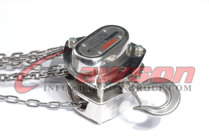 Polipasto de cadena de acero inoxidable, bloque de cadena SS - Dawson Group Ltd. - Fabricante, f&aacute;brica y proveedor de China
