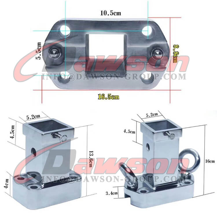 Ganchos de remolque de acero inoxidable 304, gancho de remolque SS304 - Dawson Group Ltd. - Fabricante, proveedor de China