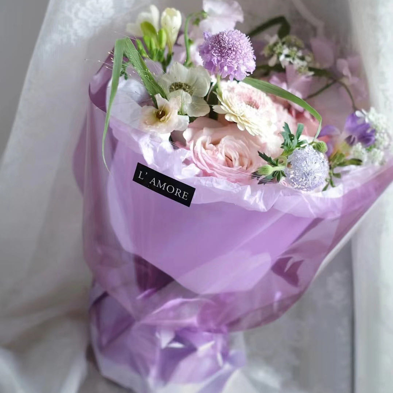 Cellophane Flower Wrapping Paper