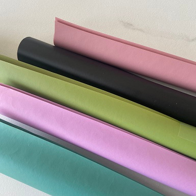 Kraft Flower Wrapping Paper