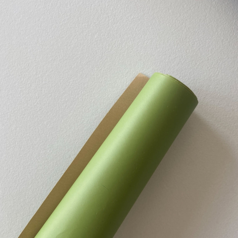 Kraft Flower Wrapping Paper