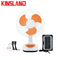 12 Inch Rechargeable Solar Fan with Adjustable Tilt - Perfect for RV/Patio Cooling