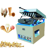 300~350 PCS Per Hour Ice Cream Waffle Cone Maker Ice Cone Making Machine