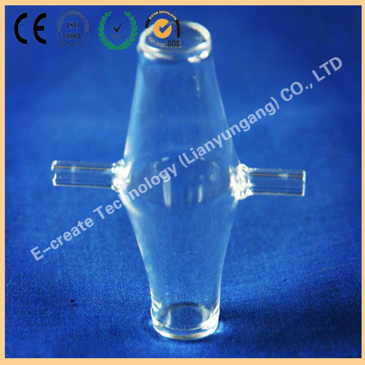 10mm square quartz spectrophotometer container with four polished windows