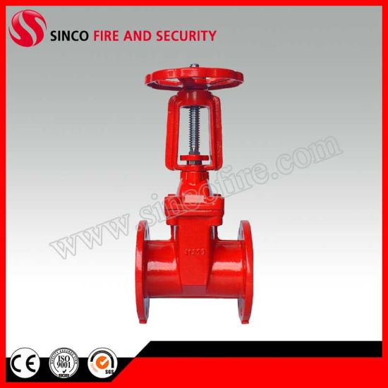 EPDM Rubber Coated Wedge Rising Stem Resilient Seat Gate Valve (Z41X)