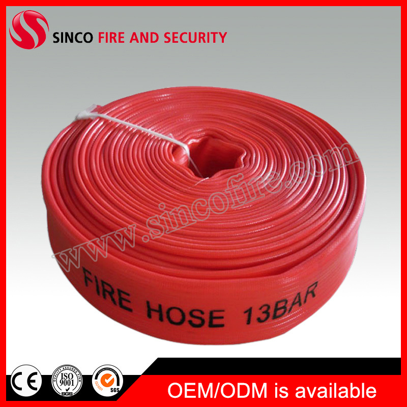 Red Rubber Covered Fire Hose