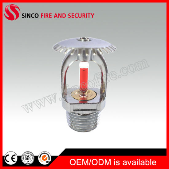 1/2 Inch Brass Material Chrome Finished Fire Fighting Sprinkler