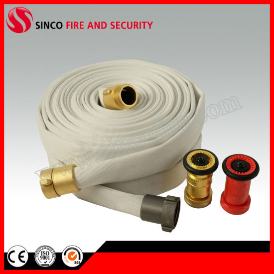 Colorful Polyester Jacket PVC Lining Fire Fighting Hose