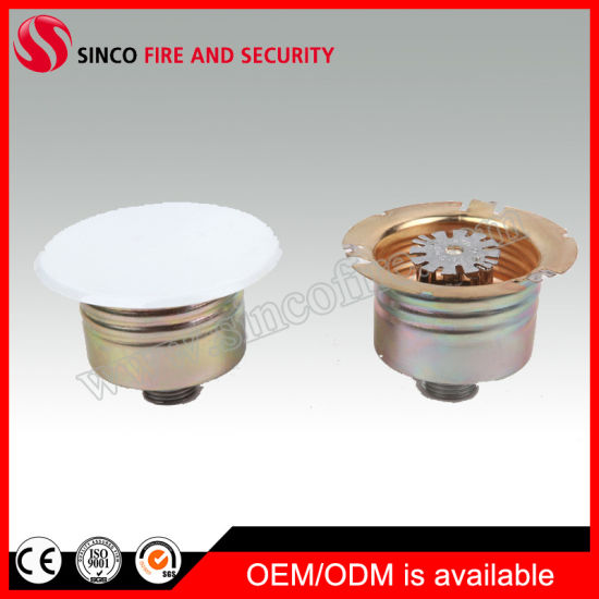 Full Brass 1/2 NPT DN15 Concealed Type Fire Sprinkler Nozzle - China  Concealed Sprinkler, Sprinkler Head