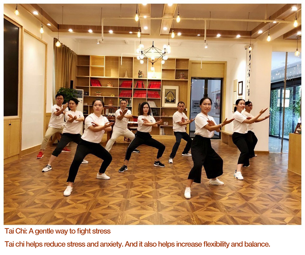 Greetools se joint &agrave; l'exercice de Tai Chi