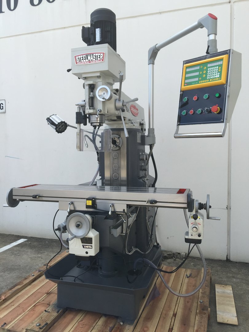 MGH757Z. Universal Mill Gear Head Drive with Easson 3 Axis Digital Readout