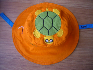 21x21 cotton twill reversible bucket hats for kids