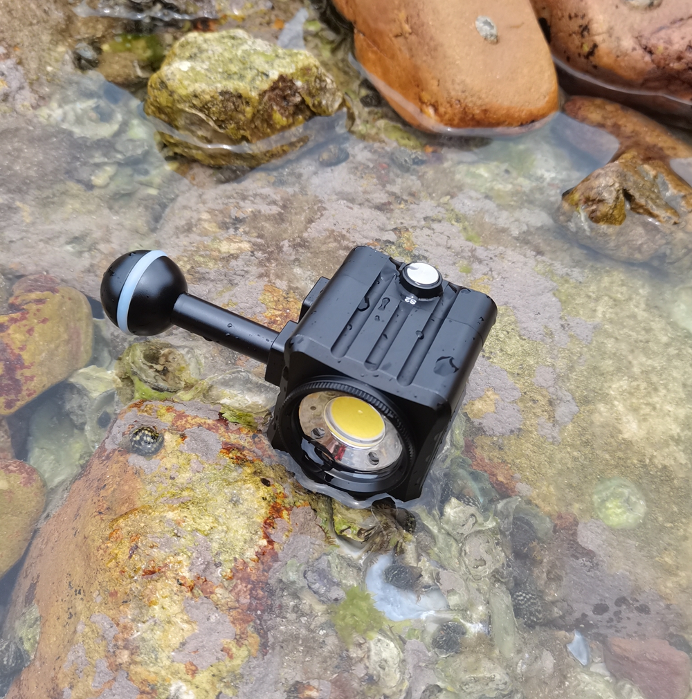 3000 Lumen mini diving photo video strobe light for action camera Gopro Here Underwater