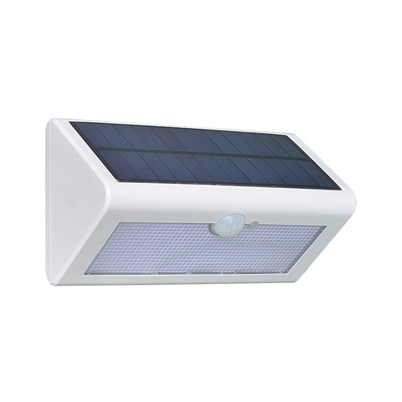 Waterproof Solar Powered LED Solar Garden Lamp Motion Sensor 48 LEDs Metal Wall Decoration Light 