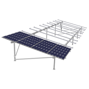 نظام تركيب إمالة لوحة الطاقة الشمسية على شكل أسقف للقوافل / عربة سكن متنقلة