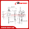 Equilibrador neumático de cable de alambre 60KG-440KG, equilibradores de aire, polipasto neumático equilibrador de gravedad cero de aire