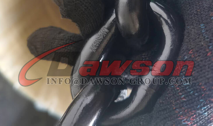 Cadena de eslabones cortos de &oacute;xido negro G80, cadena de elevaci&oacute;n de grado 80 - Dawson Group Ltd. - F&aacute;brica de China, proveedor