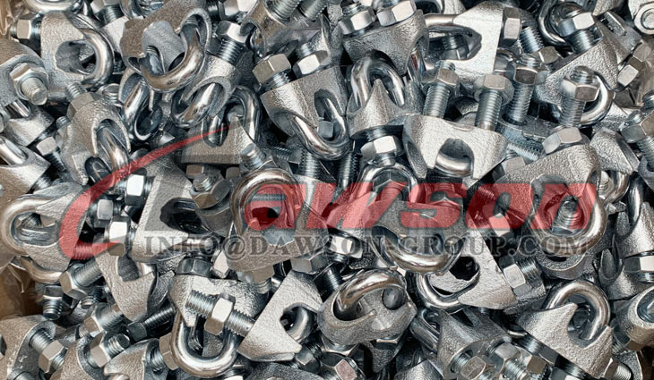 Din 741 Galv. Malleable Casting Wire Rope Clip - Dawson Group Ltd. - China Manufacturer, Supplier, Factory Din 741 Galv.Clip de cable de alambre de fundición maleable - Dawson Group Ltd. - Fabricante, proveedor y fábrica de China