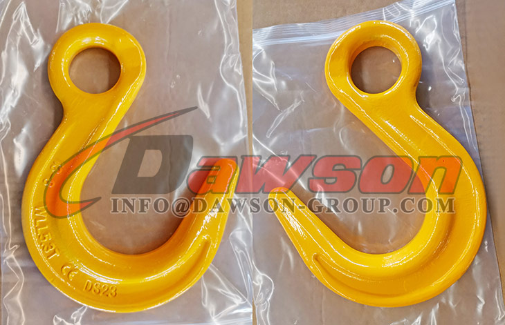 DS116 G80 WLL 1.12-15T Gancho de fundici&oacute;n de ojo de acero de aleaci&oacute;n forjado con ojo plano - Dawson Group Ltd. - Fabricante, proveedor y f&aacute;brica de China