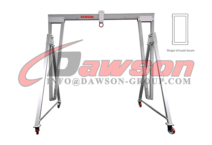 P&oacute;rtico de p&oacute;rtico con riel tipo DSPG-O de 500 kg-5000 kg, p&oacute;rtico port&aacute;til de aleaci&oacute;n de aluminio, gr&uacute;as de p&oacute;rtico - Dawson Group Ltd. - Fabricante, f&aacute;brica de China
