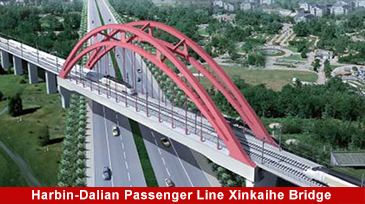 L&iacute;nea de pasajeros Harbin-Dalian Puente Xinkaihe, Puente en arco - Dawson Group Ltd. - Fabricante, proveedor y f&aacute;brica de China