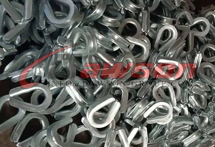 Guardacabos para cable de acero DAWSON DG-414, Guardacabos para cable de acero dulce superior - Dawson Group Ltd. - Fabricante, proveedor de China