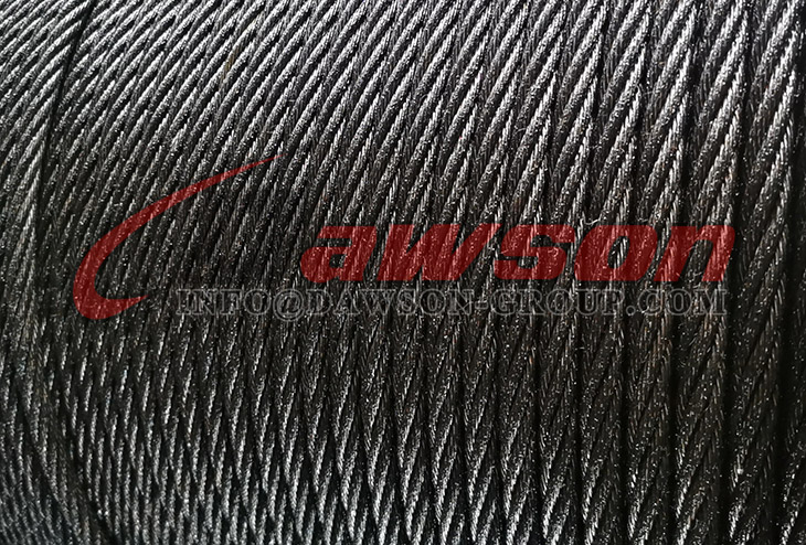 Construcci&oacute;n de cable de acero galvanizado en caliente de 22 mm (6 &times; 19 + FC) - Dawson Group Ltd. - Fabricante, proveedor y f&aacute;brica de China