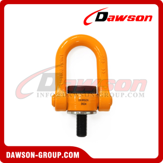 DAWSON M8-M100 Rosca métrica Doble grillete giratorio G80 Anillo de elevación giratorio