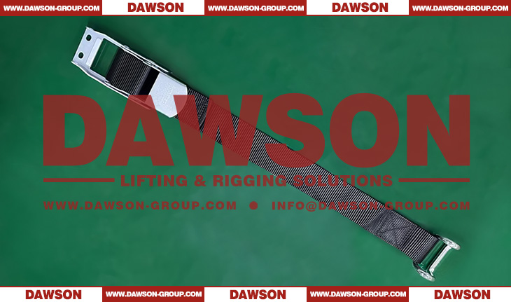 DAWSON BS EN12195-2 45MM LC 350daN أسود رمادي Overcenter Buckle Straps with Claw Hook - Dawson Group Ltd. - الصين الصانع والمورد