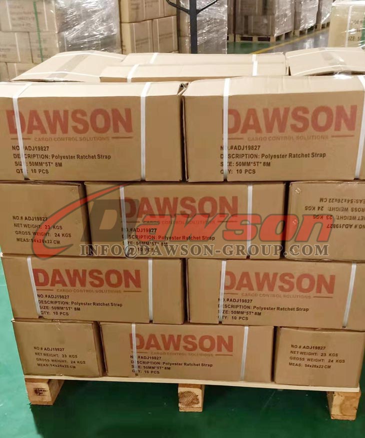 Paquete de correas de amarre con trinquete de 5T x 8 m - Dawson Group Ltd. - Fabricante, proveedor y f&aacute;brica de China