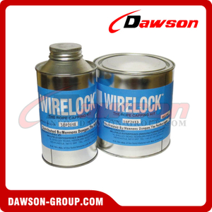 Wirelock composto fundido para soquete de cabo de aço