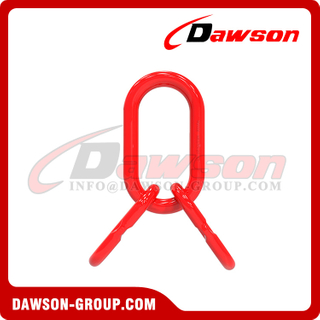 DS096 G80 MA16-MA70 Сварное главное звено в сборе с плоскостью для стропов стального троса/цепных стропов