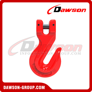  DS028 G80 Gancho de agarre tipo horquilla estadounidense de 1/4''-7/8'' para eslingas de cadena