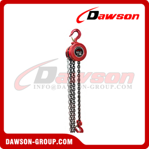 Bloque de cadena redondo DSSK, polipasto de cadena manual para elevación