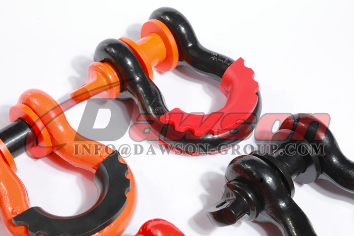 ドーソンドロップ鍛造ボウシャックル、牽引用PU保護付き、S6スクリューピンアンカーシャックル - ドーソングループ株式会社 - 中国工場、サプライヤー、メーカー